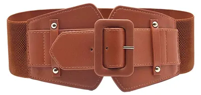 Produktbild von Breiter Damengürtel, elastischer Taillengürtel mit Schnalle, elastischer Korsettgürtel, Länge 78 cm, Breite 7,5 cm