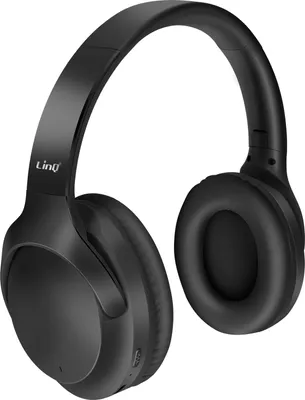 Immagine prodotto di LinQ, cuffie Bluetooth con riduzione del rumore, pieghevoli, nere