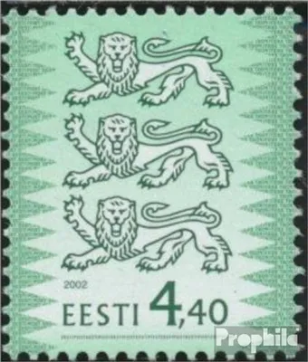 Produktbild von Briefmarken Estland 2002 Mi 376III (kompl.Ausg.) postfrisch Wappenlöwen