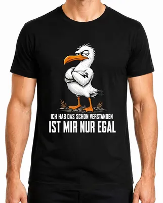 Productafbeelding van "Ik begrijp het, maar het maakt me niets," heren T-shirt, zwart, maat L