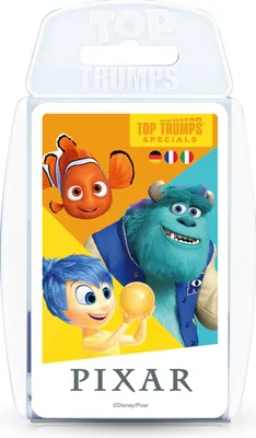 Produktbild von Top Trumps - Pixar Kartenspiel Quartett Wissensspiel