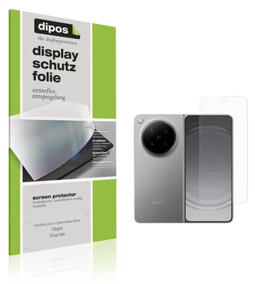 Image de 4x Film de protection d'écran pour Oppo Find N6 Aussenseite protecteur antireflet dipos