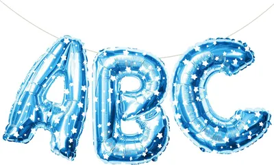 Produktbild von Oblique Unique ABC Folienballon Girlande Schuleinführung Einschulung Schulanfang Feier Deko blau