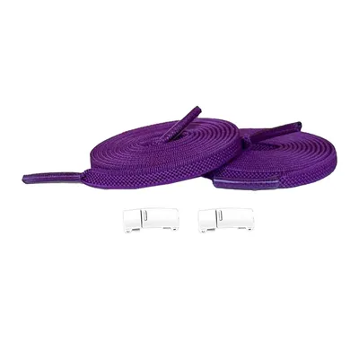 Produktbild von Elastische Schnürsenkel mit Magneten - Schnürsenkel: Lila | Magnete: Weiss