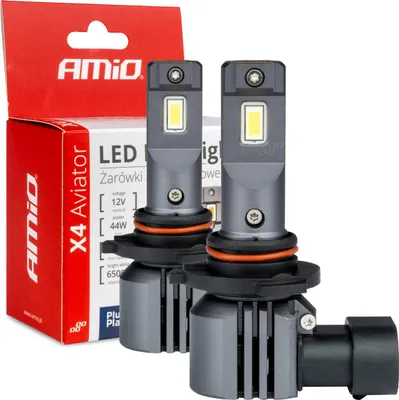 Obrázok produktu pre LED autožiarovky X4 Aviator HB3 9005 HIR1 H10 6500K Canbus AMIO-03766