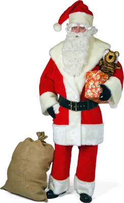 Produktbild von Weihnachtsmann-Anzug: Jacke, Hose, Mütze