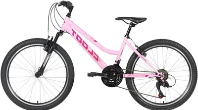 Immagine prodotto di Bicicletta per bambine - Bicicletta per bambini - Adatta per la scuola e la città - 18 velocità - Ruote da 24 pollici - Rosa