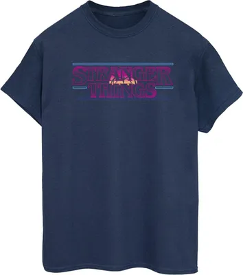 Produktbild von Netflix - "Stranger Things" T-Shirt für Damen BI44175 (XXL) (Marineblau)