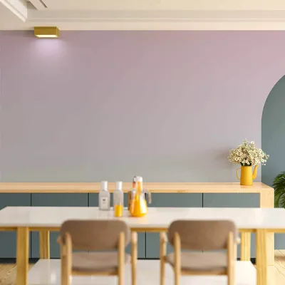 Produktbild von Vlies Fototapete - Pastel Gradient - Transition of Colors from Violet to Mint 250x175 cm Muster f-A-10220-a-a