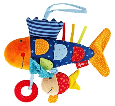 Obrázok produktu pre Sigikid aktívny prívesok ryba PlayQ farebný 25 cm