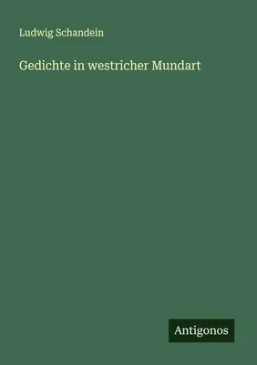 Produktbild von Gedichte in westricher Mundart
