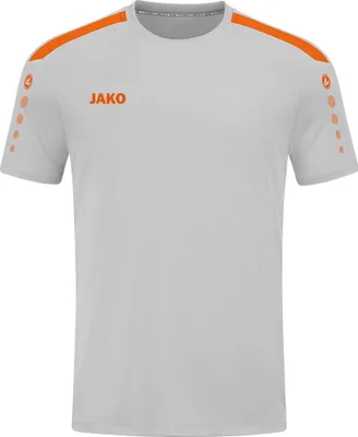 Produktbild von JAKO Kinder Trikot Power KA, Farbe:soft grey/neonorange, Größe:128