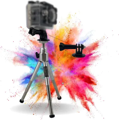 Produktbild von Mini Stativ Tripod Kamerastativ Tischstativ für DJI Osmo GoPro Hero + Halterung