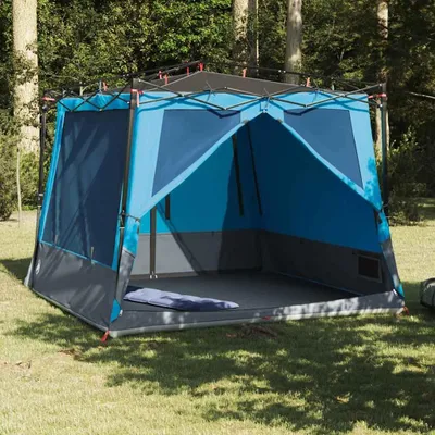 Produktbild von Möbel Zelt mit Dach Sonstiges mit Luftentlüftung Blau und Schwarz 291 x 291 cm - Campingzelte 42001182