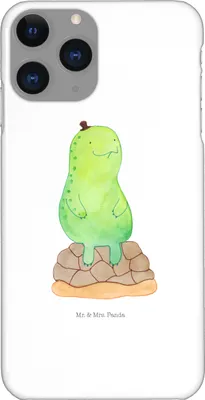 Produktbild von Mr. & Mrs. Panda Iphone 11 Pro Handyhülle Schildkröte Pause - Weiß - Geschenk, Achtsam, Handy Case, Premium Kunststoff, sitzen, Achtsamkeit, glücklich, Entspannen