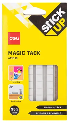 Productafbeelding van deli D263302 DELI Klebepads 75 Stück, 35g Stick Up weiß