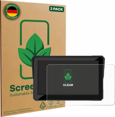 Produktbild von 2x ScreenLeaf Schutzfolie für Carpuride W702B 7" Displayschutz Display Schutz Folie Klar Transparent