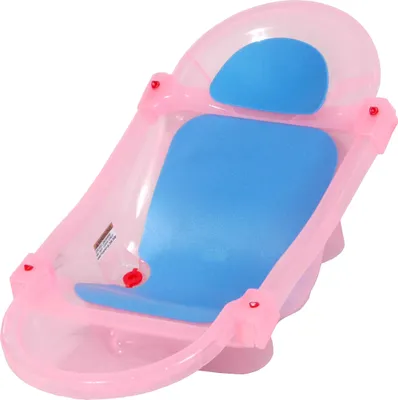 Produktbild von Zekiwa Platzsparende Babybadewanne Faltbar für Zuhause, Reisen, Camping und Urlaub "Rose"