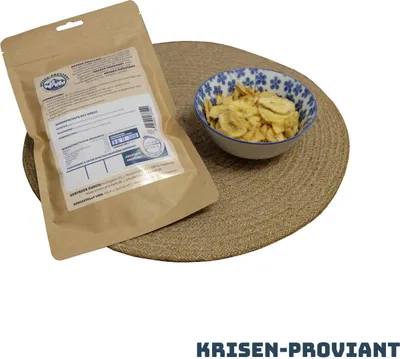 Produktbild von Krisen-Proviant - Bananen-Chips mit Honig, 100g