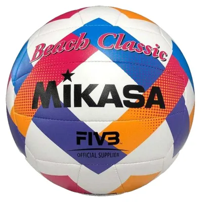 Produktbild von Mikasa - "Beach Classic" Volleyball PP7740 (5) (Weiß/Blau/Pink)