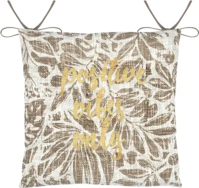 Produktbild von STOF | Sitzkissen - HEMERA 38x38 cm - Beige - Positive Vibes Only - Komfortabel und Dekorativ