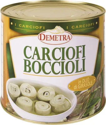 Produktbild von Artischockenknospen in Sonnenblumenöl 2400 gr. - Demetra