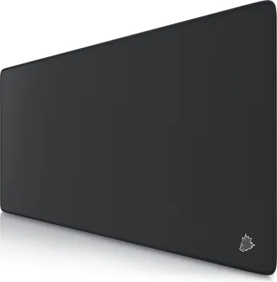 Zdjęcie produktu dla Podkładka pod mysz do gier Titanwolf XXL, 900 x 400 x 3 mm, podkładka na biurko, zmywalna, antypoślizgowy spód, szybkość i precyzja, małe logo po prawej stronie