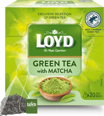 Image de Thé vert instantané Loyd au thé vert Matcha Loyd  20 sachets de 1,5 g
