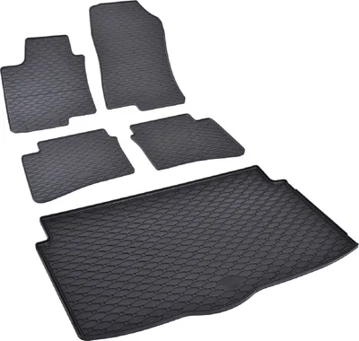 Produktbild von Z550208 Kofferraumwanne+Fußmatten passend für Hyundai i20 3 BC3 Schrägheck Hatchback 5türer 2020-