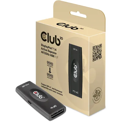 Obrázek produktu pro CLUB3D CAC-1007, DisplayPort, DisplayPort, Černá