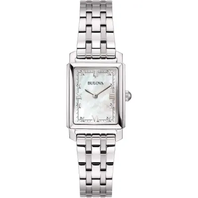 Immagine prodotto di Solo tempo Bulova Silver Collection Sutton Tank Ladies - donna