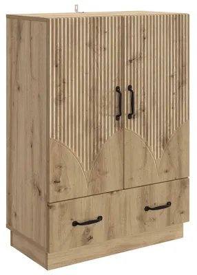 Image de Buffet vidaXL en chêne Artisan 66 x 34,5 x 92 cm, aggloméré