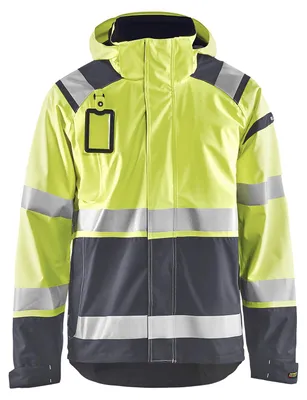 Produktbild von Blakläder® High Vis Shell Jacke High Vis 4987 1987 in div. Farben, Farbe:gelb/marineblau, Größe:2XL