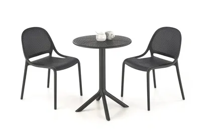 Produktbild von CALVO runder Tisch schwarz