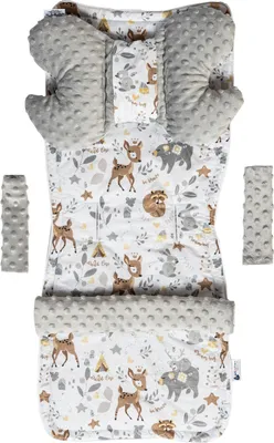 Produktbild von Sitzauflage Kinderwagen, Sitzeinglage, Spielbogen, Baumwolle, Reh