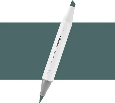 Obrázek produktu pro Lihová fixa OHUHU oboustranná Brush & Chisel, GG9 Green Grey 9