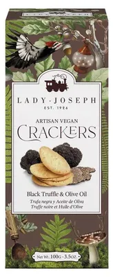 Productafbeelding van Lady Joseph Crackers met zwarte truffel en olijfolie 100g