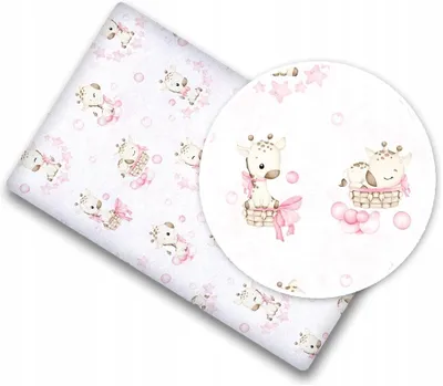 Produktbild von Babymam Spannbettlaken Baumwolle 100% Kinderbett 140x70 Rosa