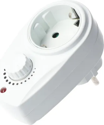 Produktbild von Zwischenschalter 1x Schutzkontakt weiß mit Dimmer