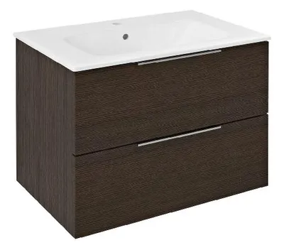 Imagen del producto de Sapho CIRASA, mueble bajo de 69,8 x 52 x 46 cm, estilo rústico de madera de haya