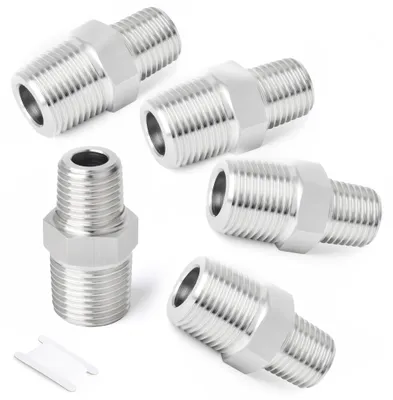 Reduziernippel 304 Edelstahl 1-1/4" x 3/4" BSP 2 Stück
