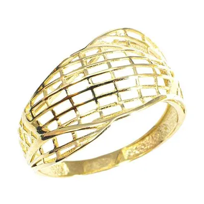 Produktbild von 14 Karat Goldring Glare355 mit 0,2 cm Ringbreite und 1,0 cm Oberseitenbreite