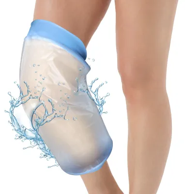 Image de Protection imperméable en plâtre, de couleur bleue, pour les membres fracturés