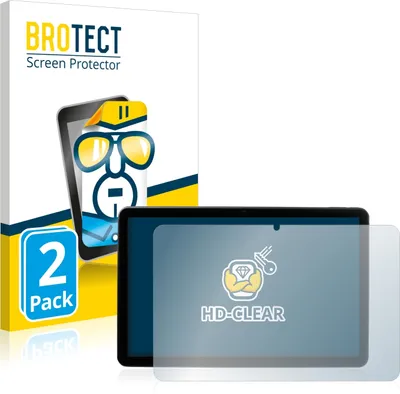 Produktbild von 2x Für MEDION Lifetab P10752 Schutzfolie BROTECT Displayschutz Display Schutz Folie Klar Transparent