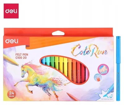 Produktbild von Flamastry Colorun, 24 Farben