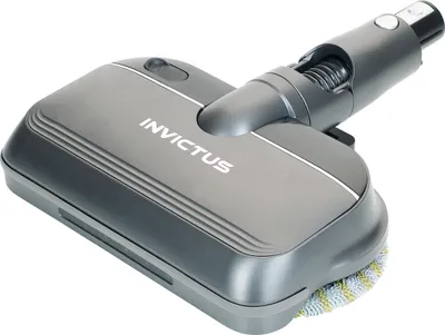 A close-up studio shot of a vacuum cleaner attachment.