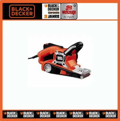 Produktbild von Black & Decker KA88, Bandschleifmaschine, Orange, AC, 230 V, 3 m, 720 W