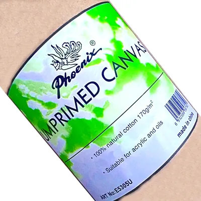 Zdjęcie produktu dla Płótno malarskie Phoenix bawełna 170 g/m2 2,1 x 10 m białe niezagruntowane