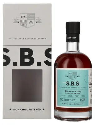 Image de 1423 S.B.S BARBADOS Bourbon and Port Cask 2013 55% Vol. 0,7l en boîte cadeau