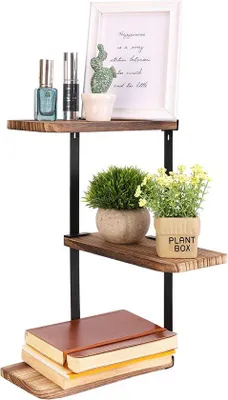 Produktbild von Famanu Wandregal mit modernem Design - Braun
